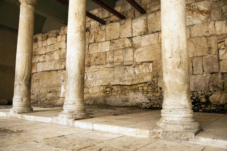 耶路撒冷古老的主干道图片