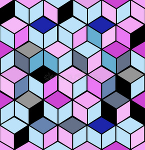 抽象立方体图片