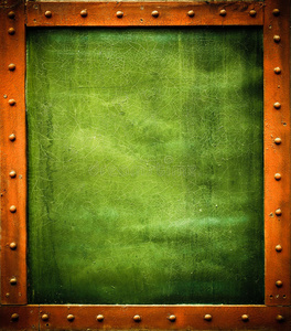 绿色金属模板