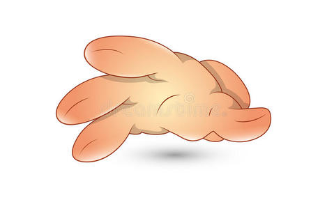 抓手卡通抓手矢量图照片