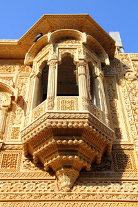 印度美丽的装饰建筑碎片