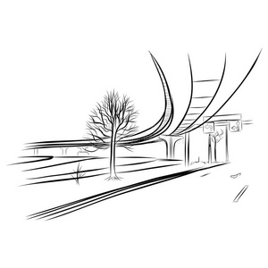 桥下的盘山公路图片-桥下的盘山公路素材-桥下的盘山公路插画-摄图新