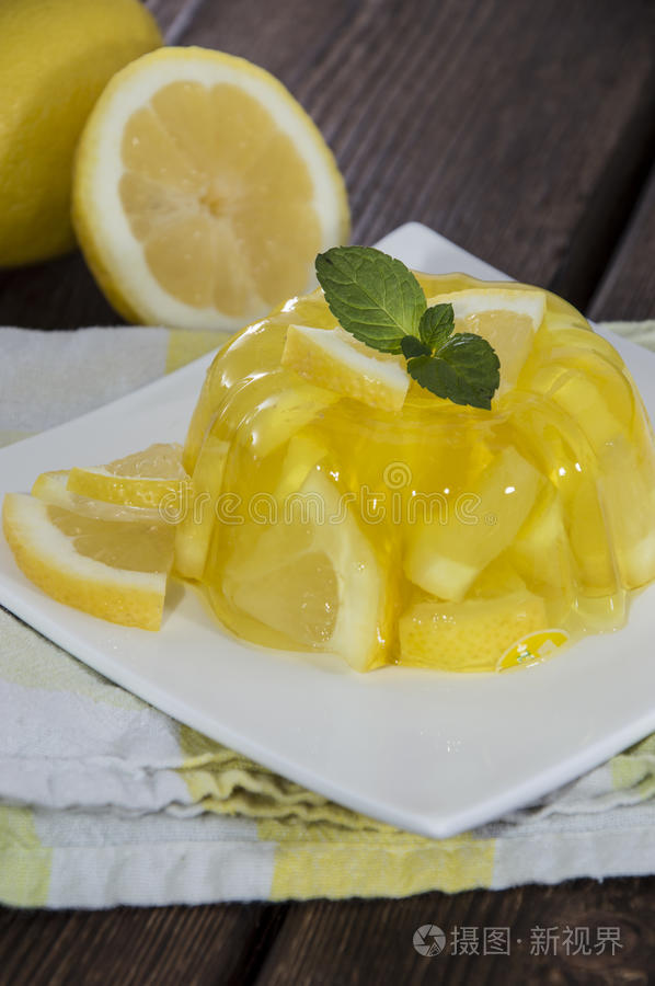 柠檬果冻照片-正版商用图片0mtlq8-摄图新视界