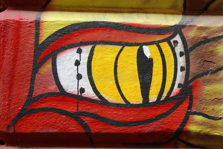 眼睛颜色涂鸦图片