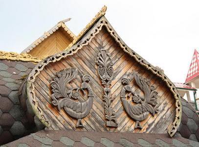 俄罗斯传统木制建筑