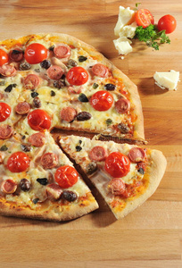 意大利香肠披萨