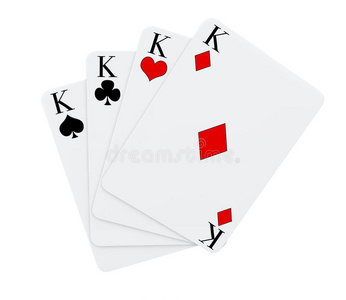 四个国王玩纸牌套装图片