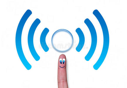 带指环的无线网络符号wifi