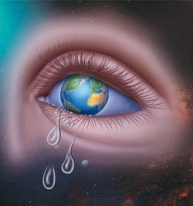 地球哭泣图片