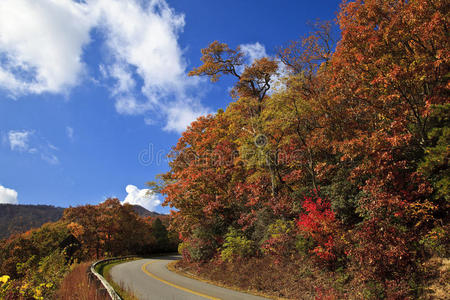 蓝色山脊公园道