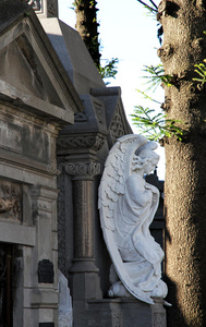 布宜诺斯的recoleta公墓艾利斯视线阿根廷的。
