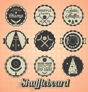 shuffleboard标签和图标