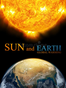 地球和太阳，全球变暖