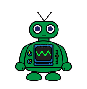 机器人互动图片-机器人互动素材-机器人互动插画-摄图新视界