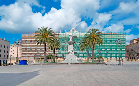 纪念碑 棕榈 地中海 广场 外部 公司 地标 欧洲 建筑学