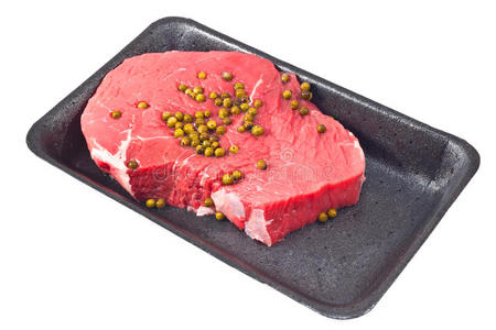 超市新鲜牛肉塑料盘图片