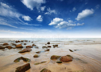 海沙阳光海滩蓝天泰国景观自然观