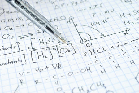 手写各种高中数学和科学