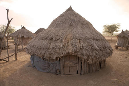 非洲小屋图片