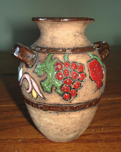 彩陶花瓶图片