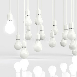 创意与领导理念灯泡
