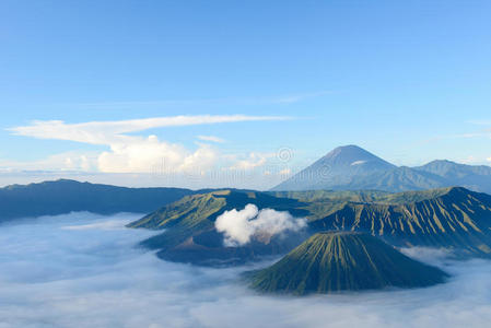 印度尼西亚的布罗莫火山