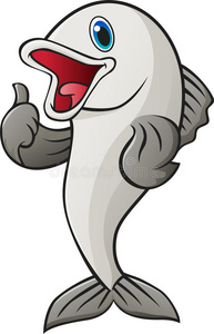 卡通三文鱼图片