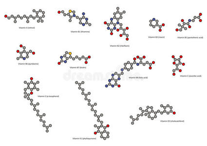维生素除维生素b12外，化学结构