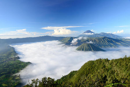 印度尼西亚的布罗莫火山