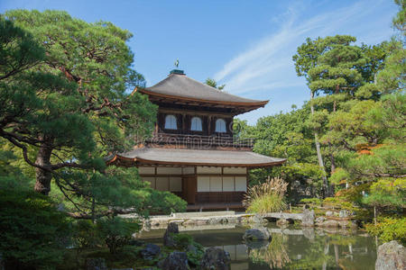 金阁寺是京都复活节的禅寺图片