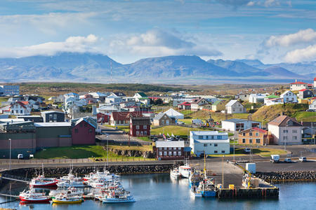 冰岛西部Stykkishalmur镇