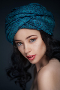 印尼头巾美女图片