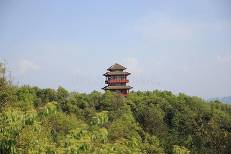 天曼山观宝塔