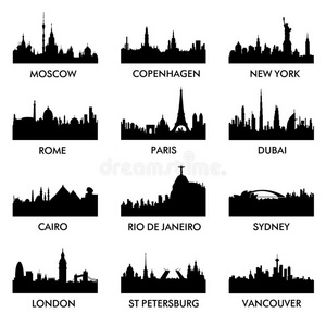 外观 迪拜 伦敦 开罗 里约热内卢 全景 轮廓 英国 风景