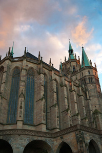 德国埃尔福的穹顶大教堂。