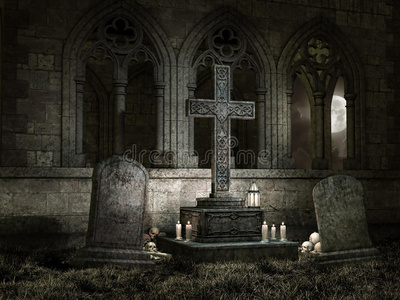 教堂蜡烛图片