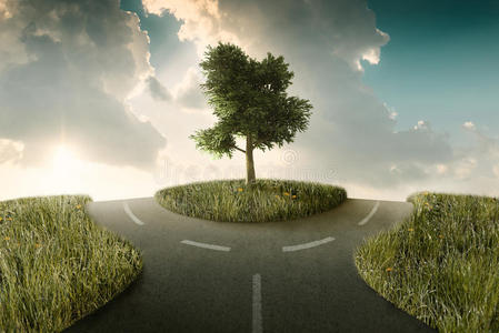 三维十字路口图片大全