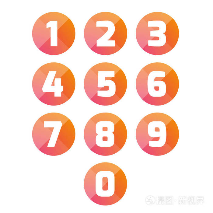 数字集的向量圈