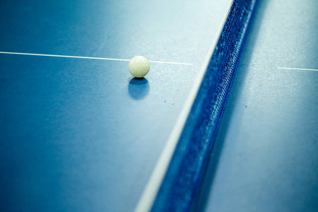 蓝色乒乓球网球