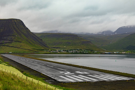 机场, isafjordur 跑道 wesfjords