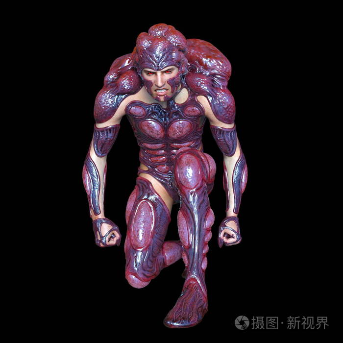 3dcg渲染的变异人