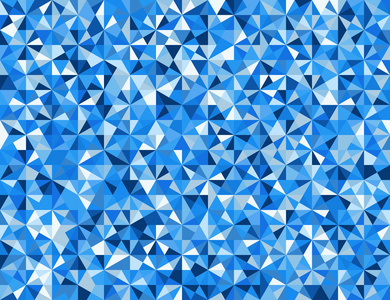 蓝色无缝三角形抽象背景