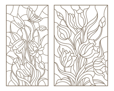 鲜花郁金香图片-鲜花郁金香素材-鲜花郁金香插画-摄图新视界