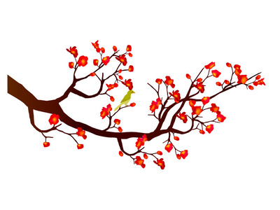 Plum flower iconspring