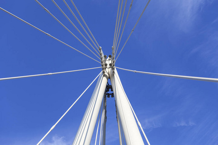 亨格福德大桥和金禧桥在泰晤士河畔, 建筑细节, 英国, 伦敦