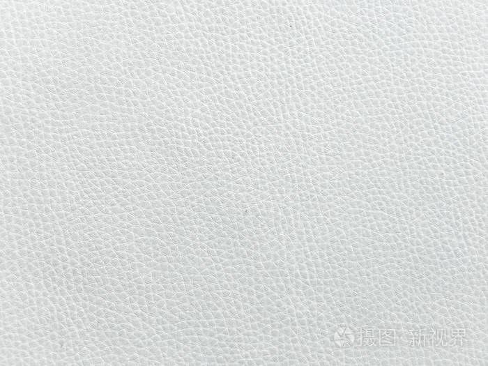 无缝白色皮革纹理特写背景与白色皮革质地
