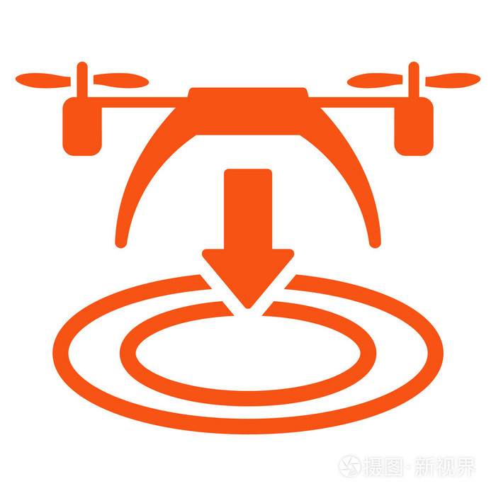 直升机降落图标