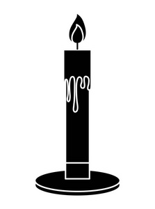 蜡烛图标图像