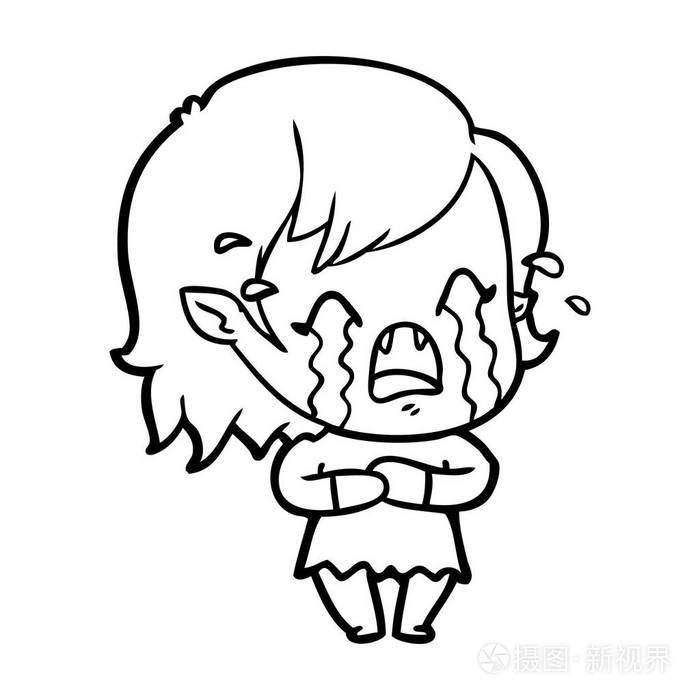 动画片哭泣的吸血鬼女孩