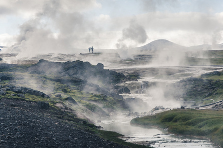 Hveravellir，冰岛的火山字段